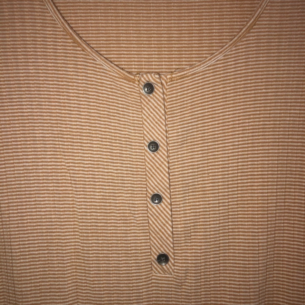 Striped Yellow Tee - Picture 3 of 3
